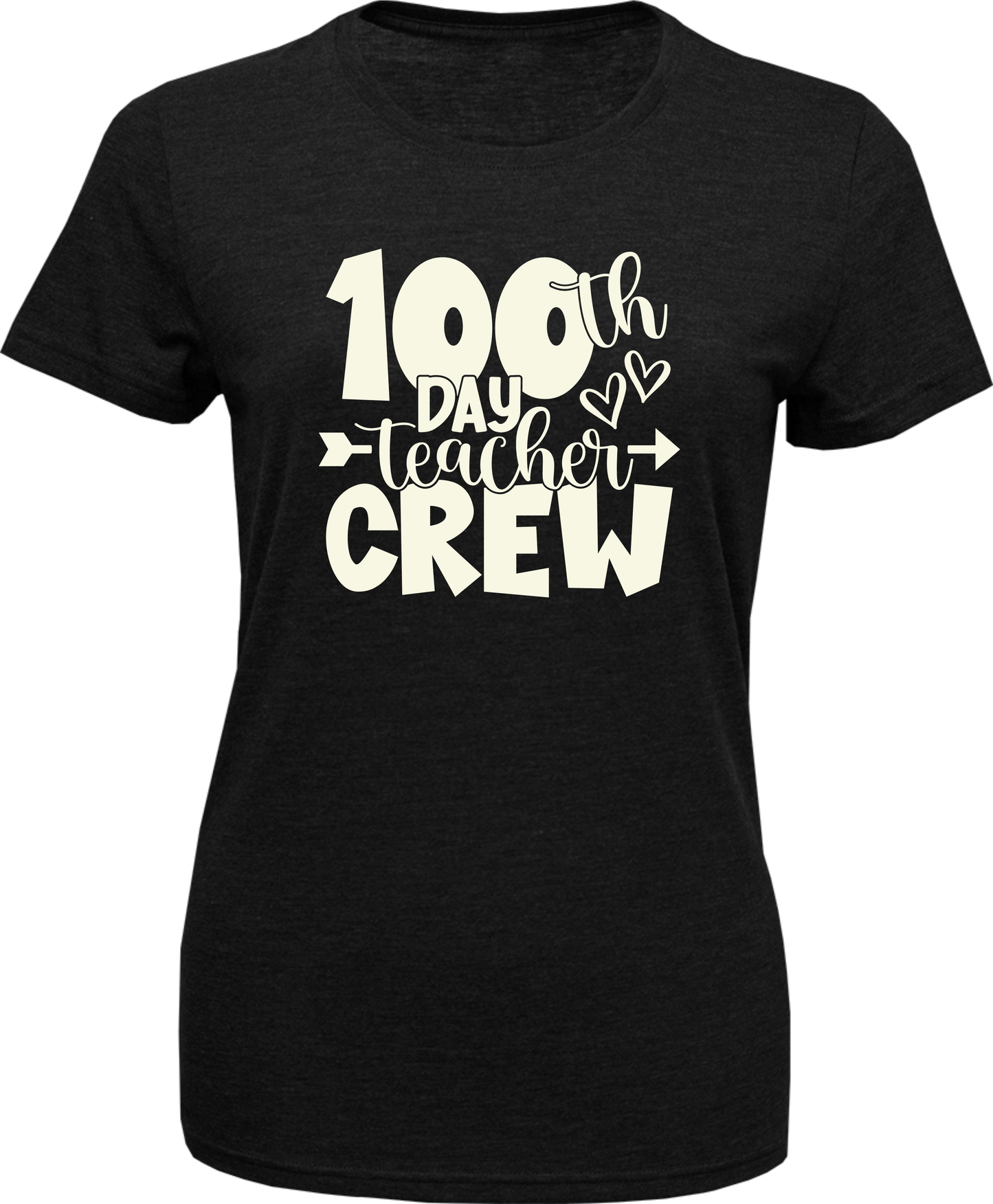 Women's Soft-Tek Blend T-Shirt- 100th Day Crew