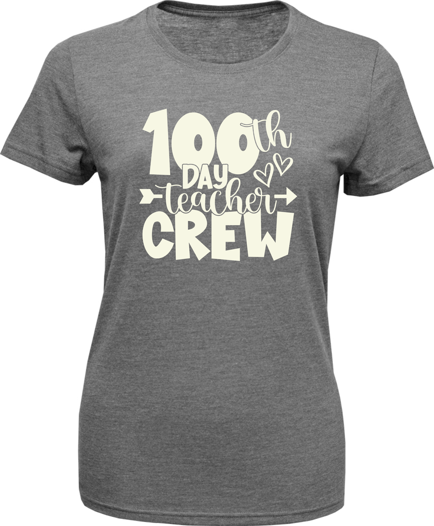 Women's Soft-Tek Blend T-Shirt- 100th Day Crew