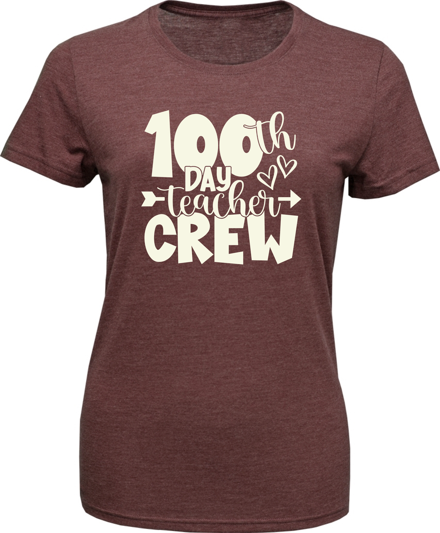 Women's Soft-Tek Blend T-Shirt- 100th Day Crew