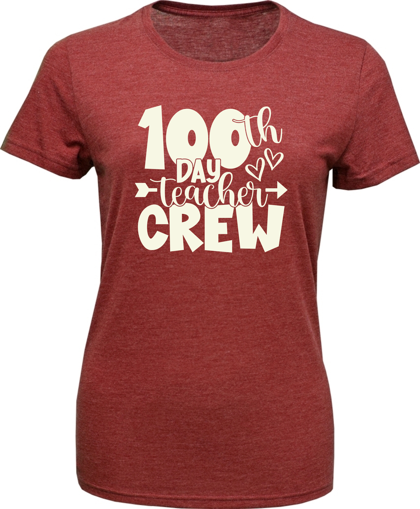 Women's Soft-Tek Blend T-Shirt- 100th Day Crew