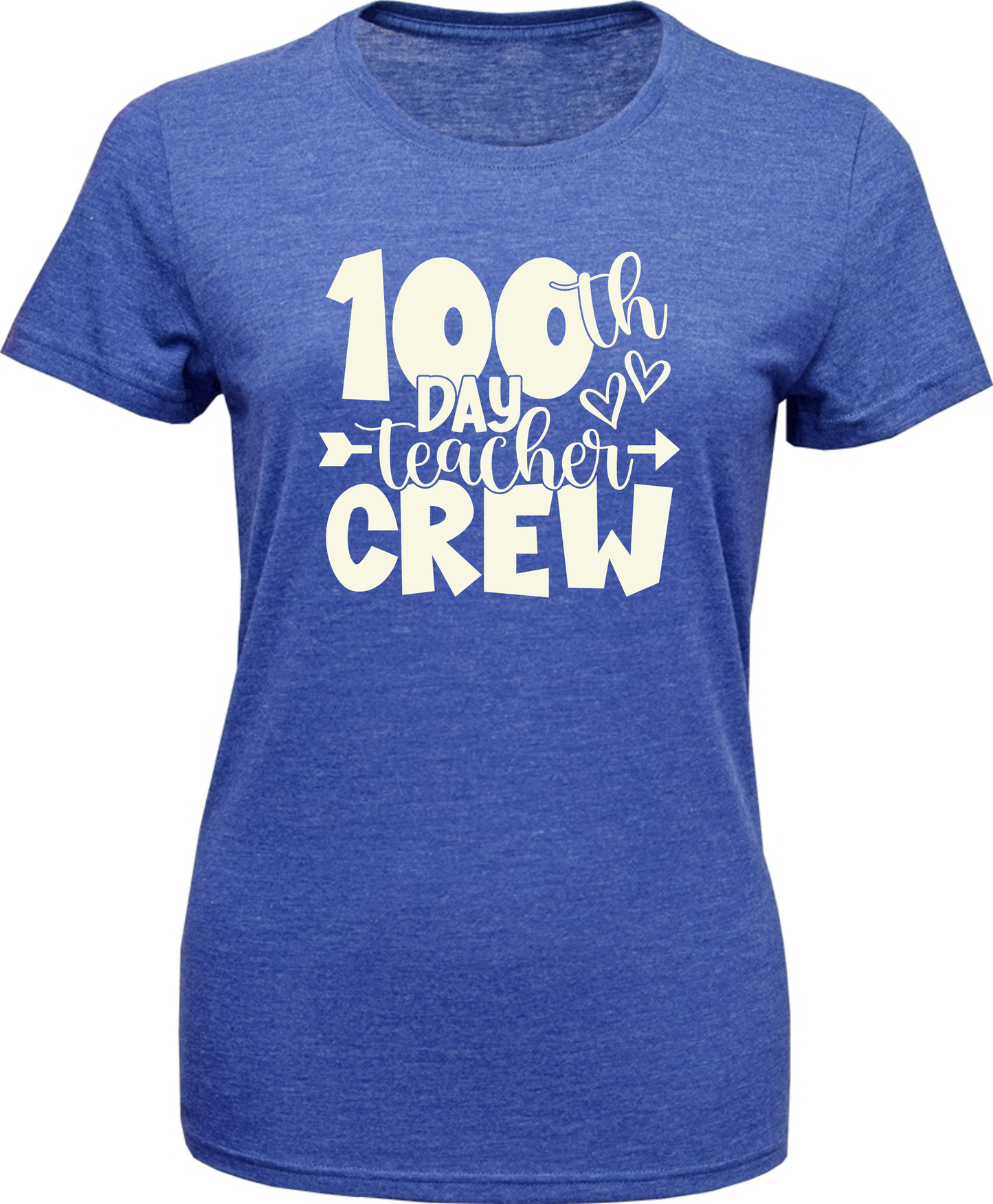 Women's Soft-Tek Blend T-Shirt- 100th Day Crew