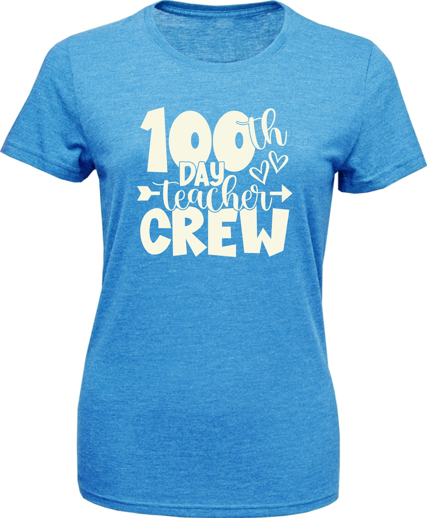 Women's Soft-Tek Blend T-Shirt- 100th Day Crew