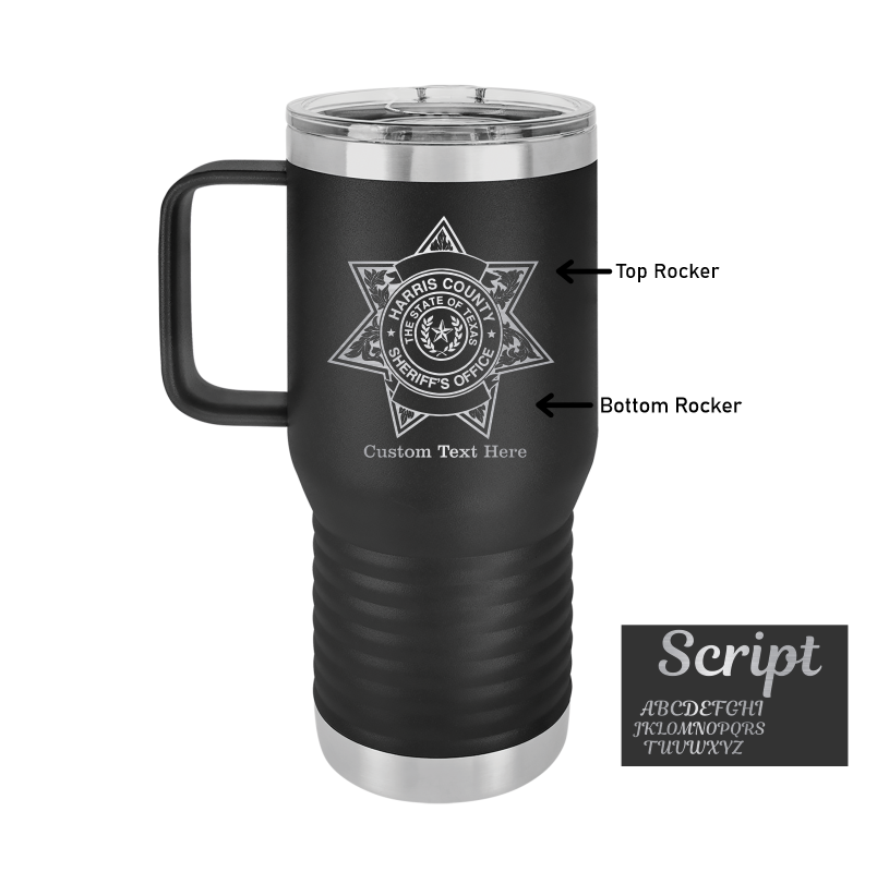 Custom HCSO 20oz Travel Mug with Punisher