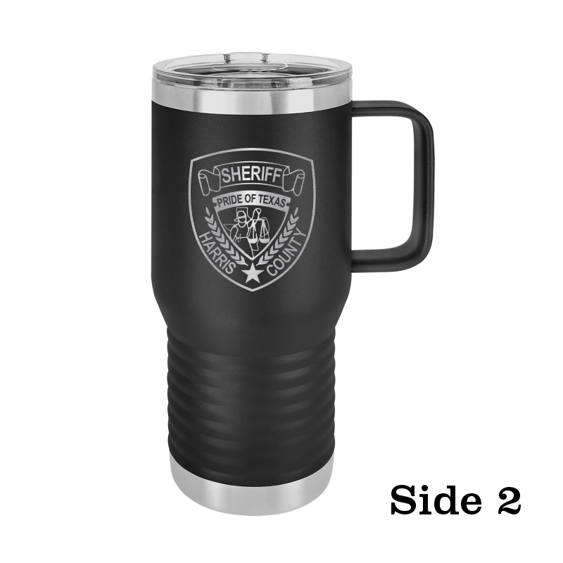 Custom HCSO 20oz Travel Mug with Patch