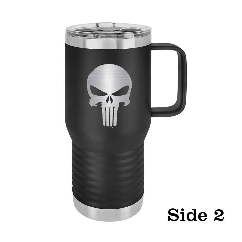 Custom HCSO 20oz Travel Mug with Punisher