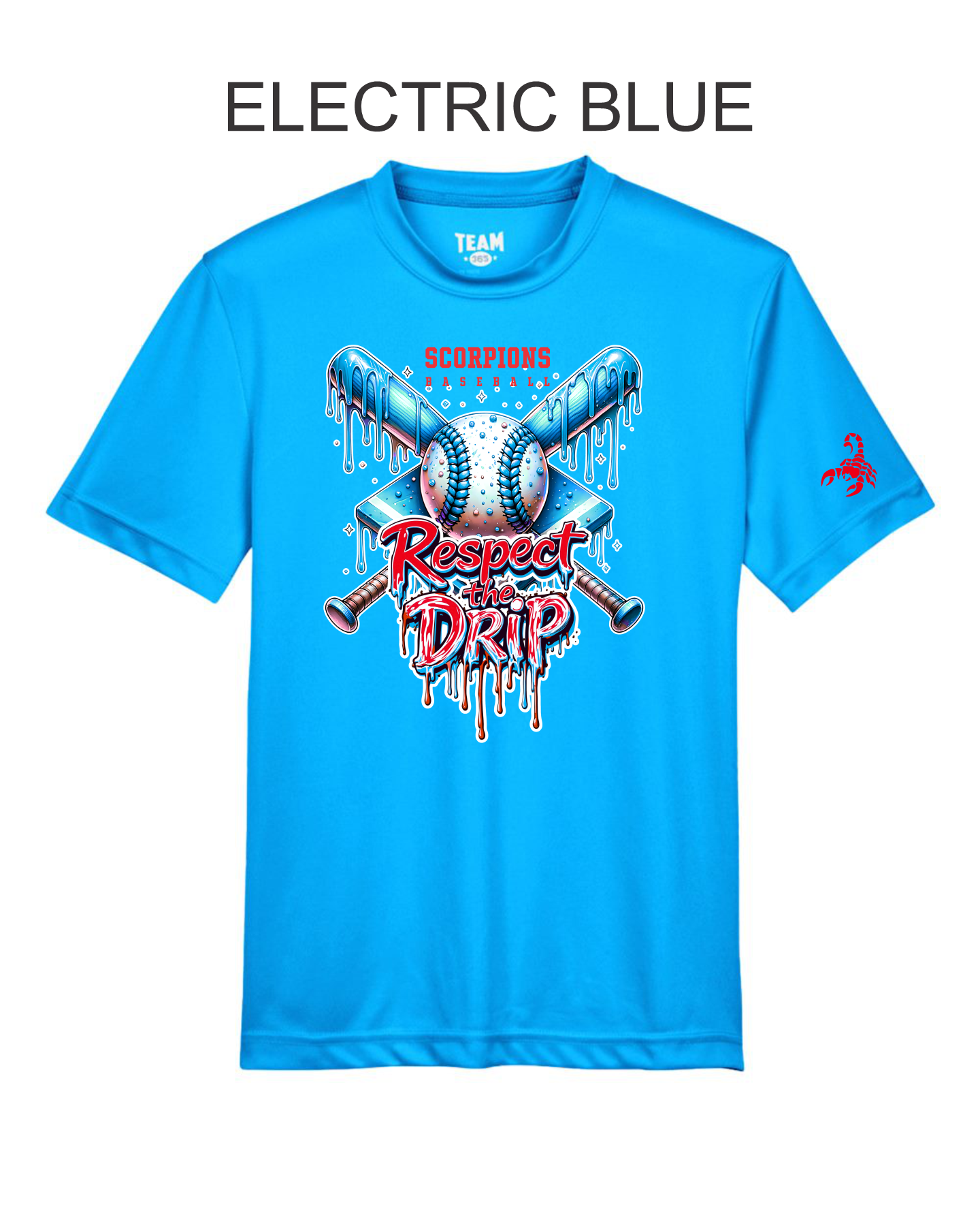 Scorpions Baseball Roster Shirt - 10U