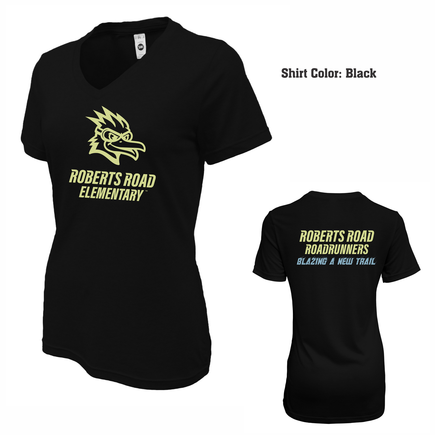 Women's Soft-Tek Blend V-neck T-Shirt - Blazing a New Trail