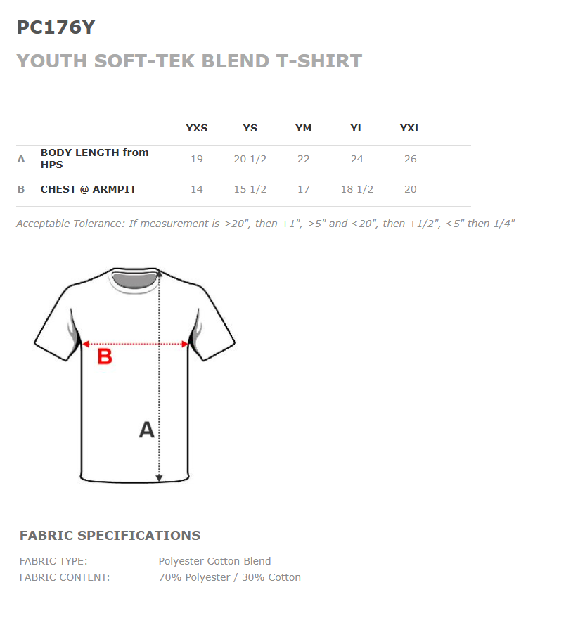 PVA Player Short Sleeve Poly Cotton Blend