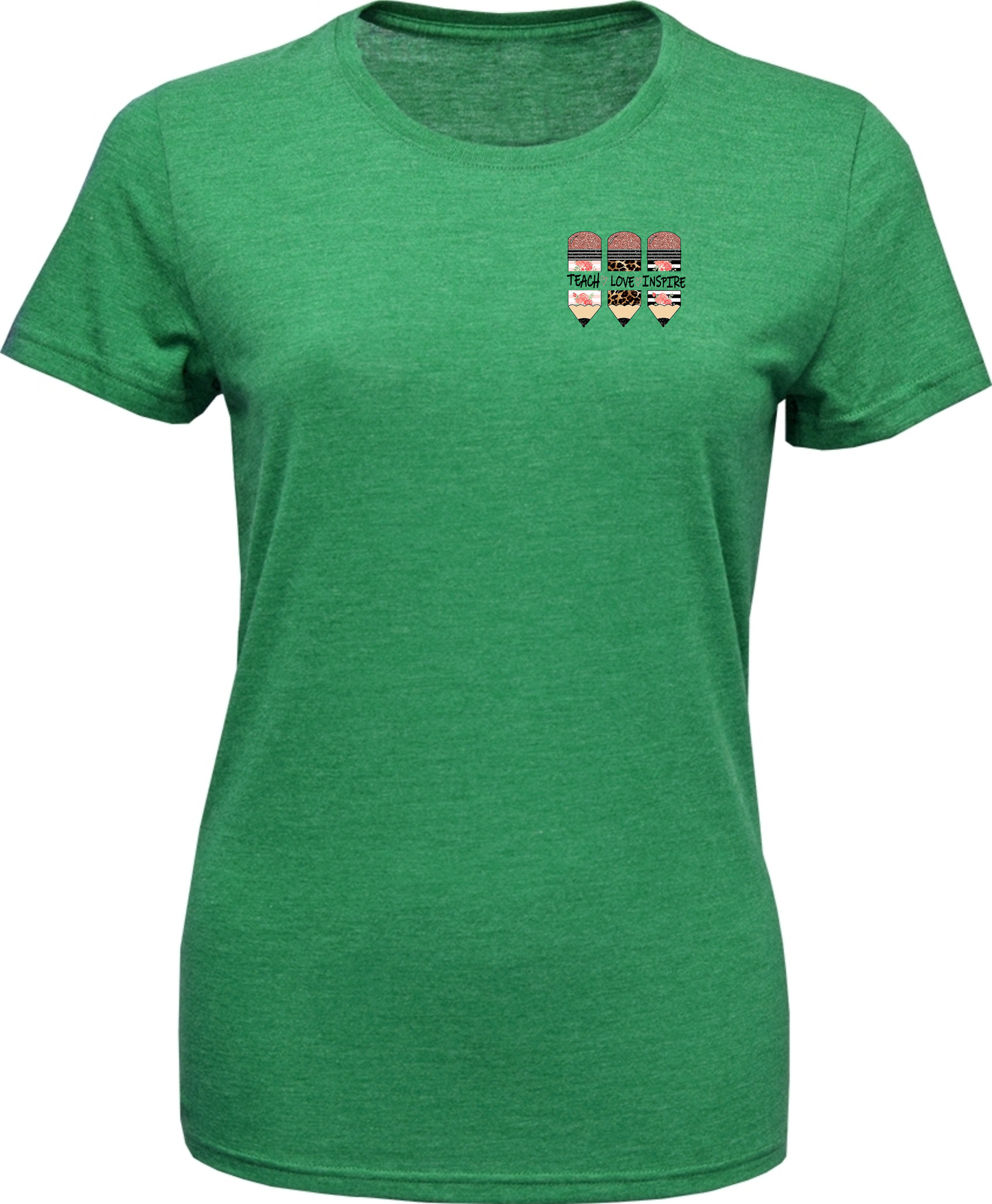 Women's Soft-Tek Blend T-Shirt- Teach Love