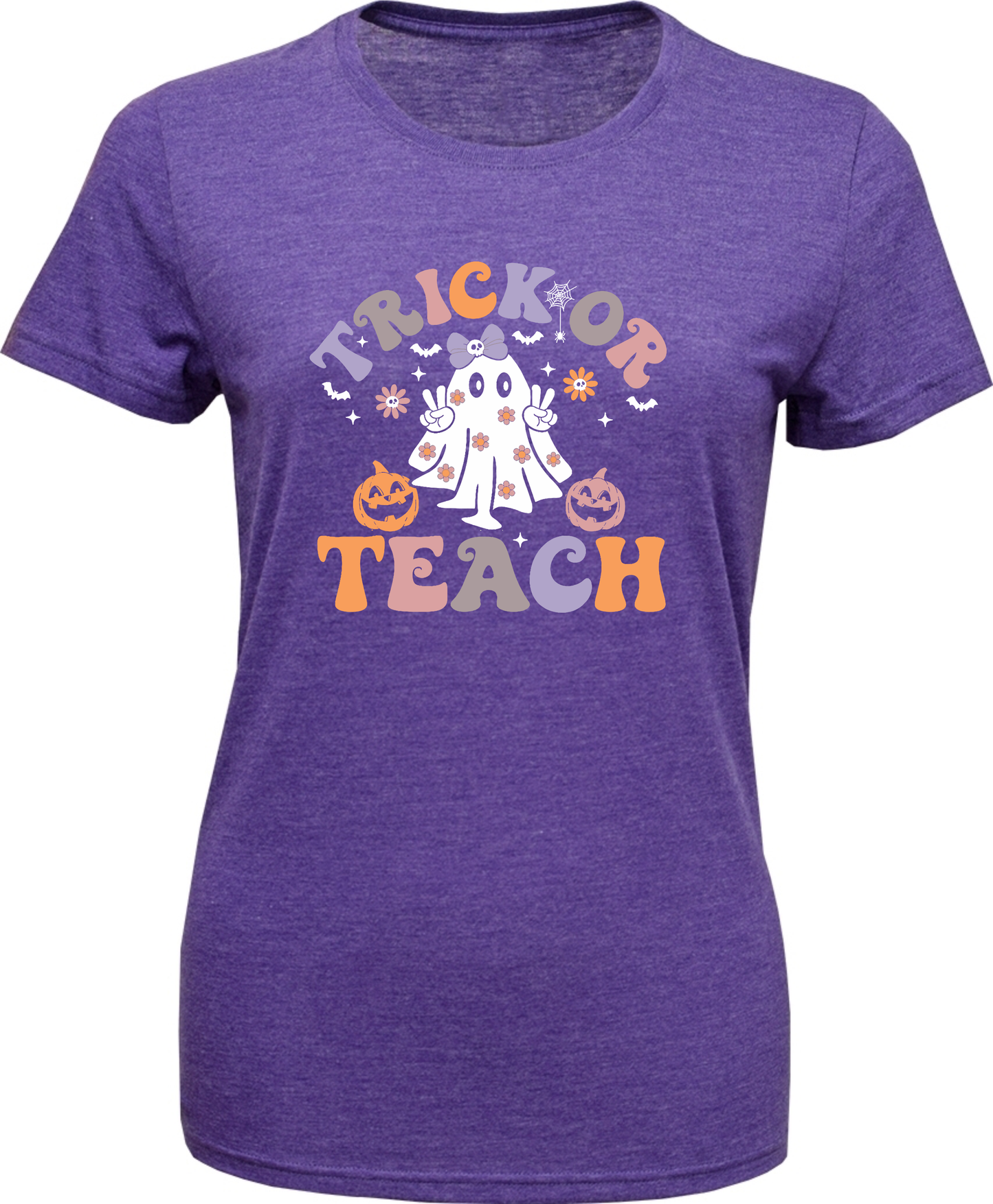 Women's Soft-Tek Blend T-Shirt- Trick or Teach