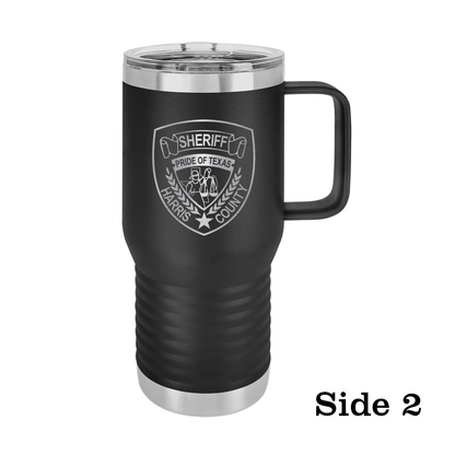 Custom HCSO 20oz Travel Mug with Patch