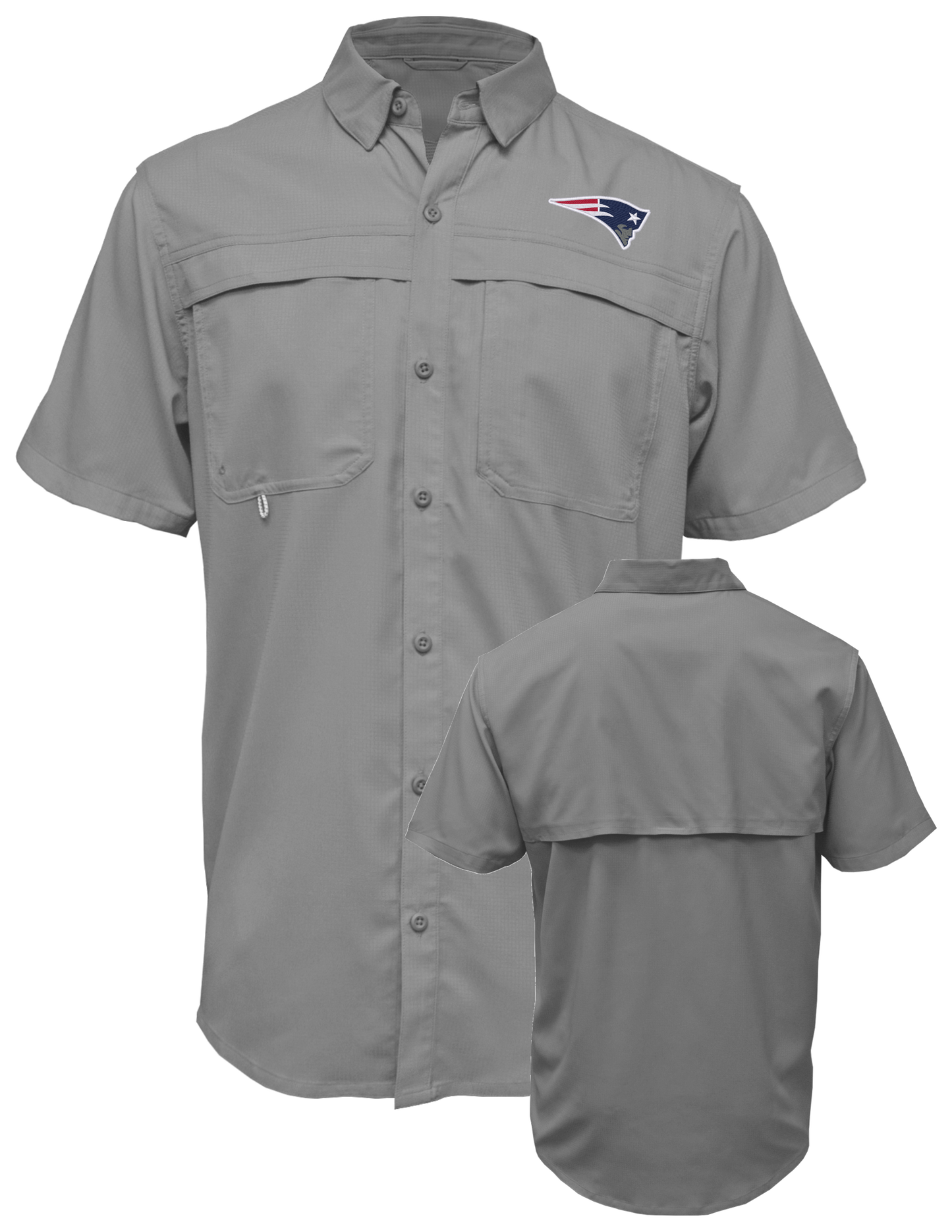 PATRIOTS Fishing Shirt - Embroidered