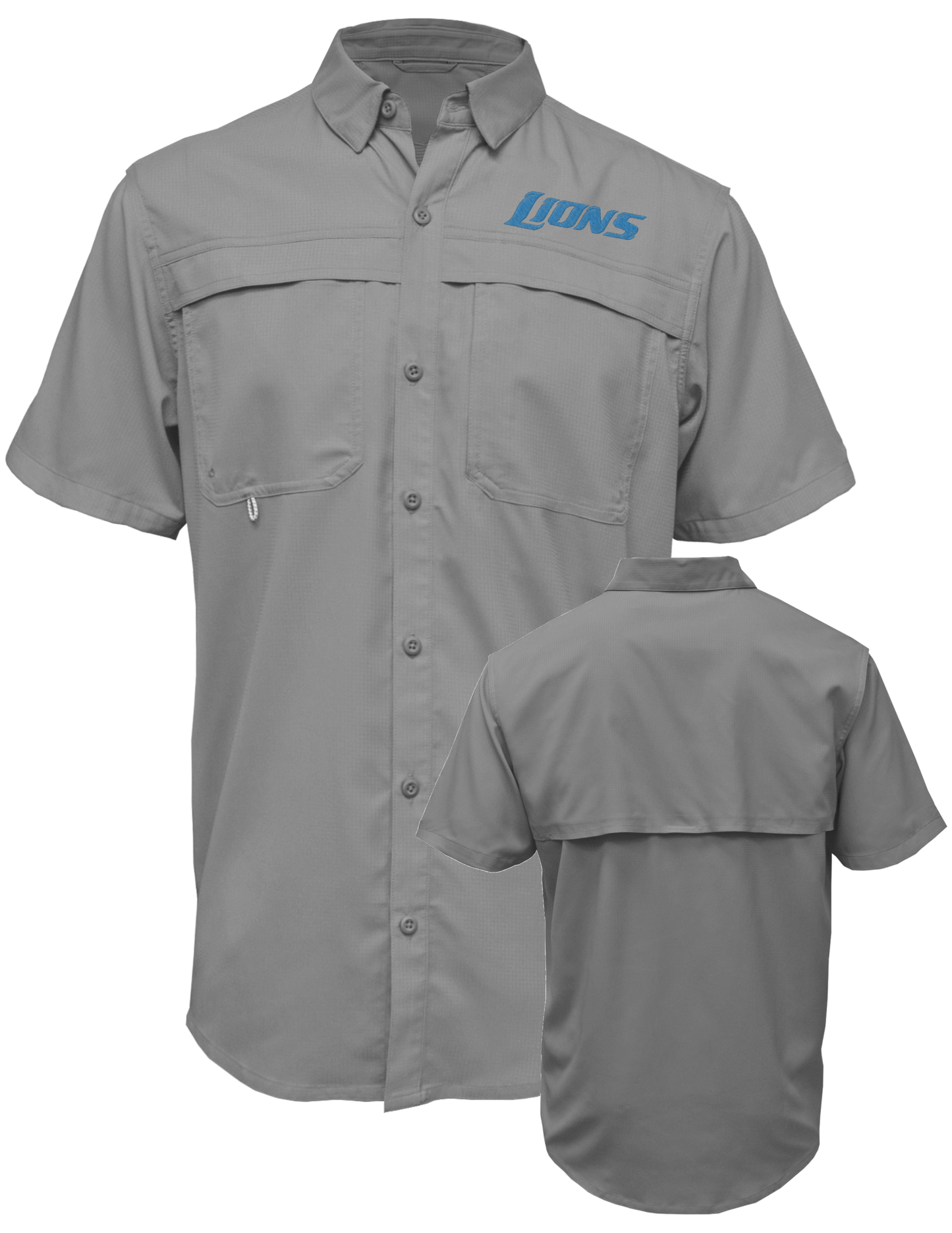 LIONS Fishing Shirt - Embroidered