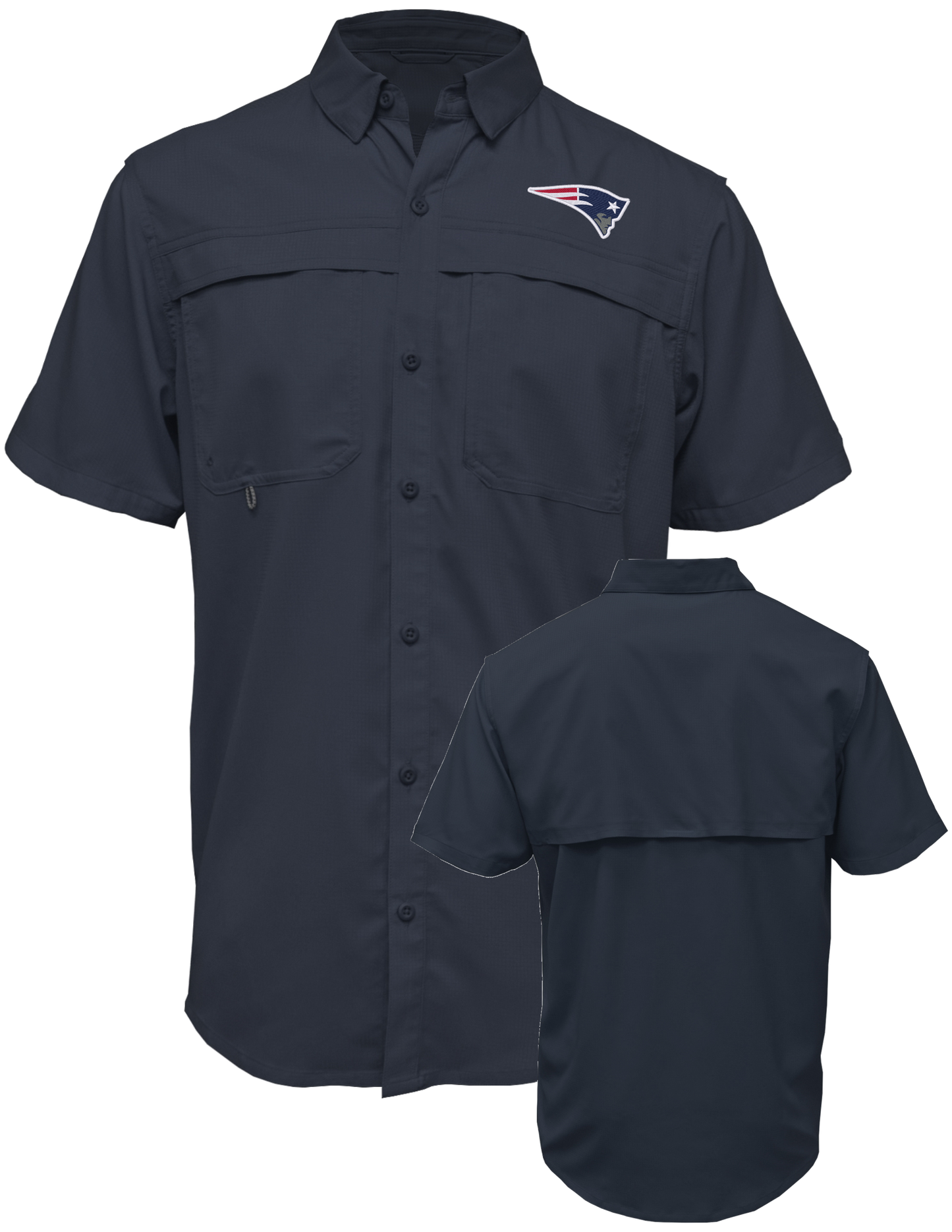 PATRIOTS Fishing Shirt - Embroidered