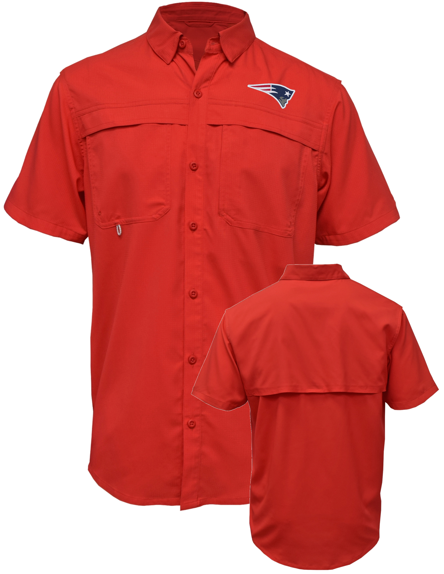 PATRIOTS Fishing Shirt - Embroidered