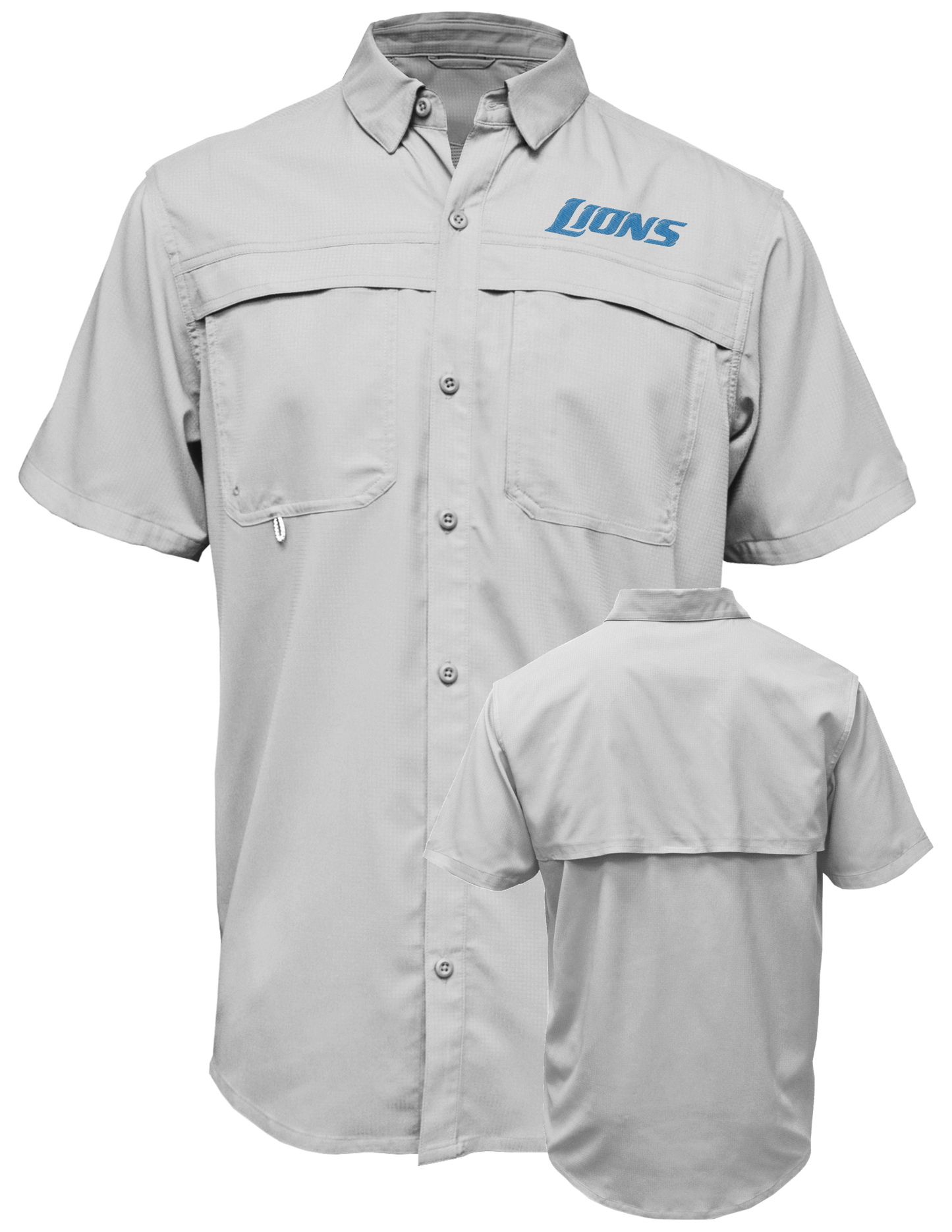 LIONS Fishing Shirt - Embroidered