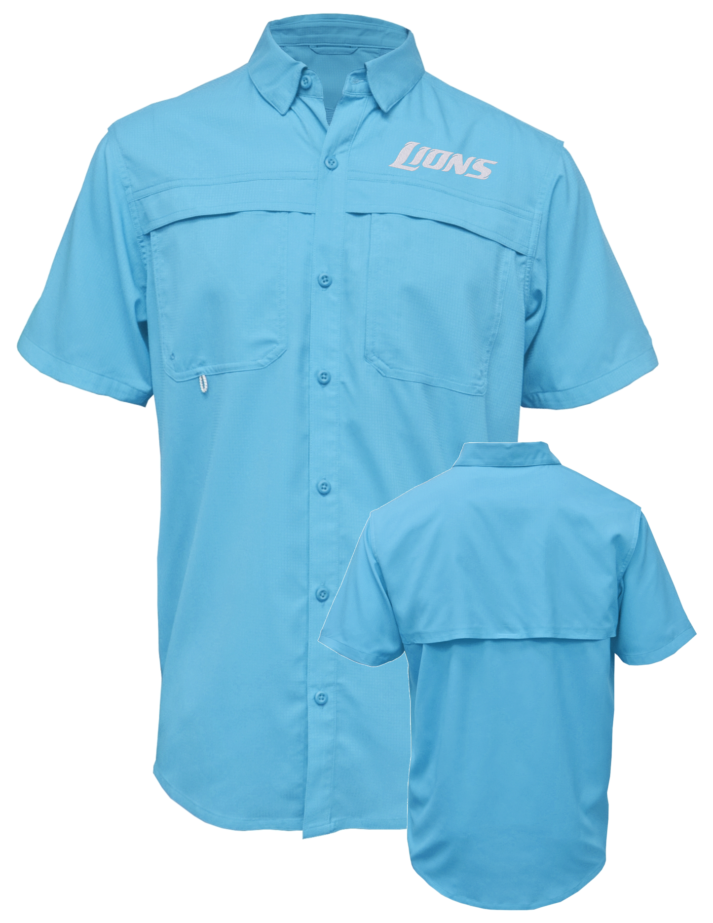 LIONS Fishing Shirt - Embroidered