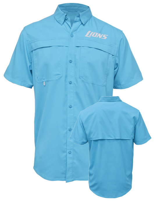 LIONS Fishing Shirt - Embroidered