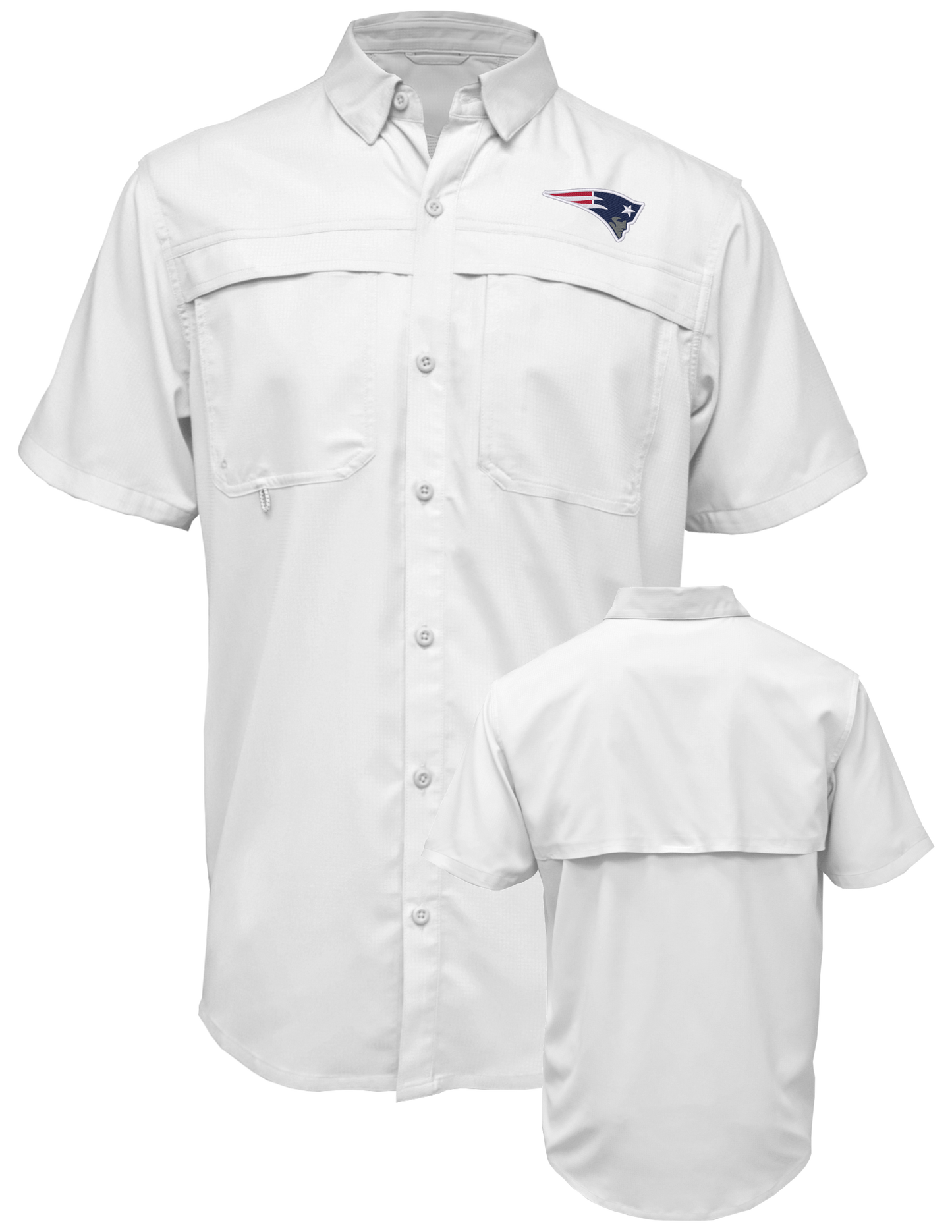 PATRIOTS Fishing Shirt - Embroidered