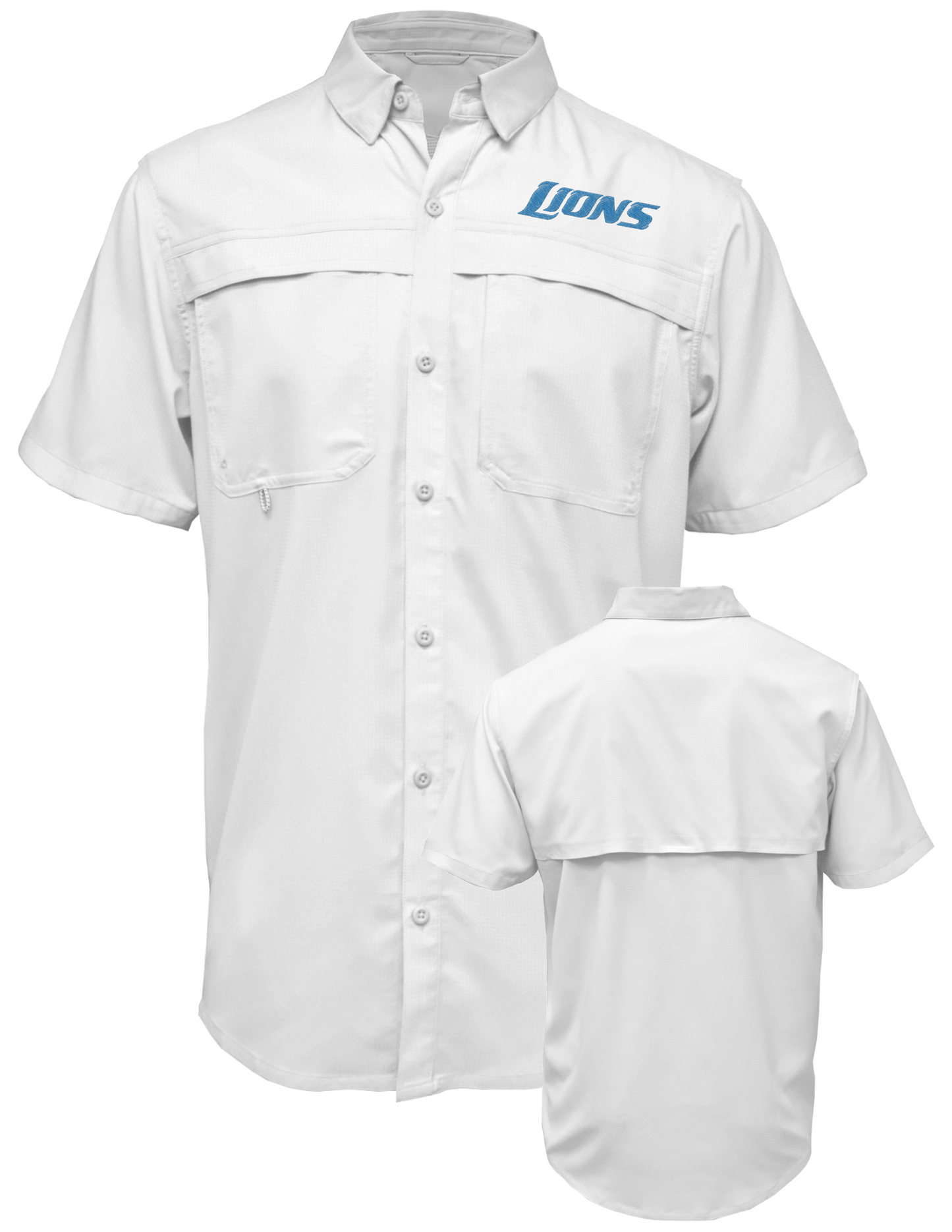 LIONS Fishing Shirt - Embroidered