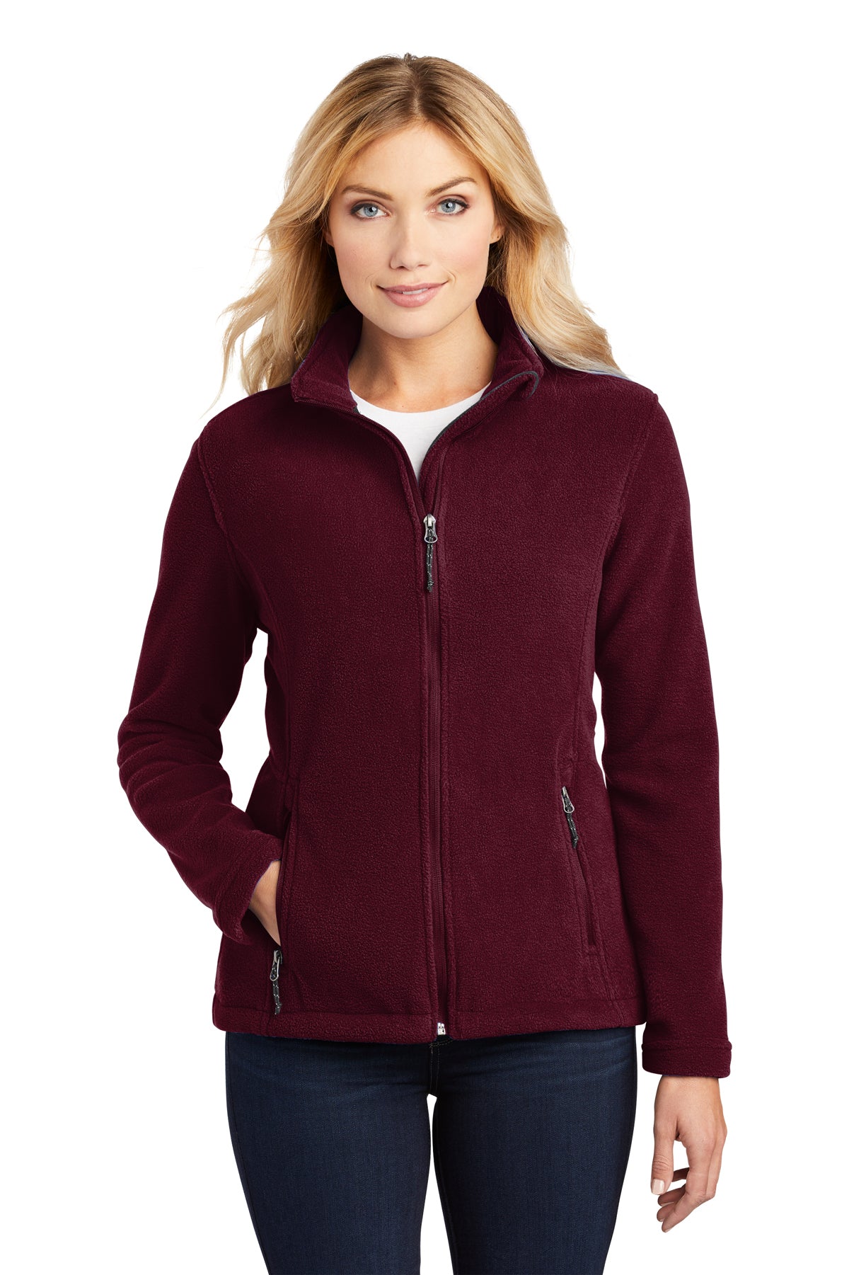 Mourning Badge - Ladies Fleece Zip-up