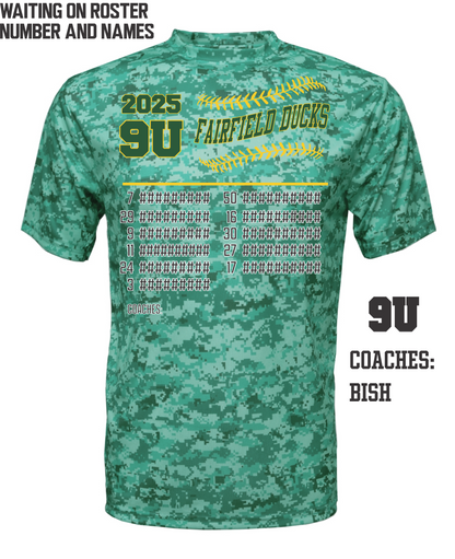 2025 Fairfield Ducks Roster Shirt