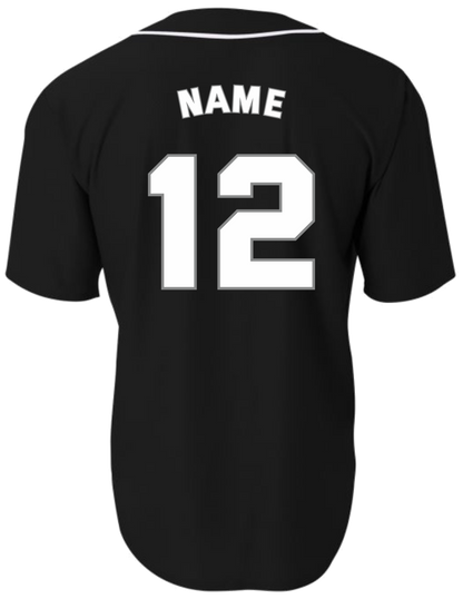 Black Sox Button Down Replica Jersey