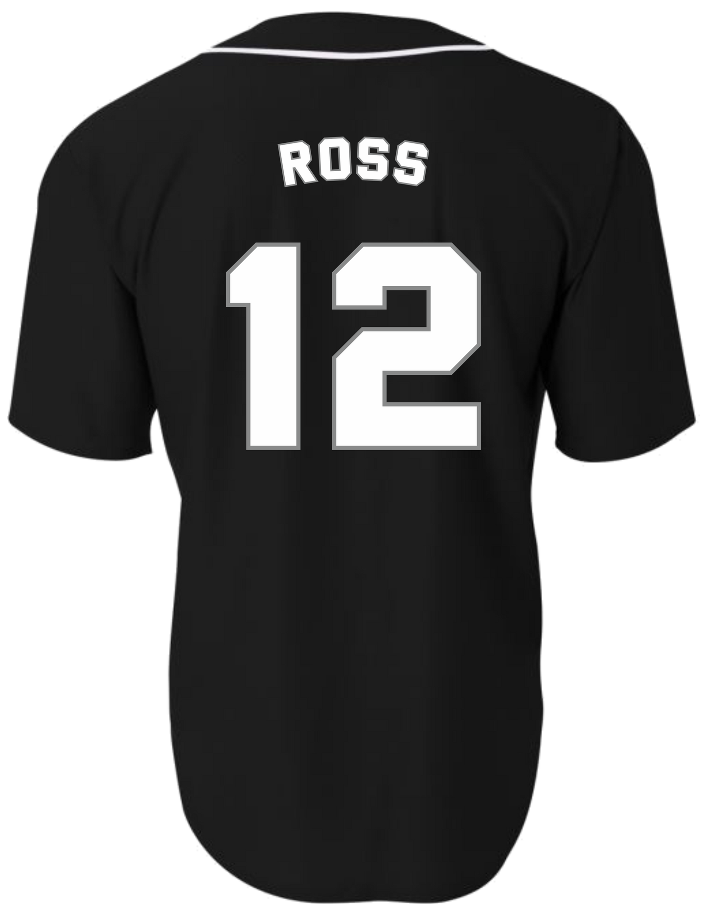 Black Sox Button Down Replica Jersey