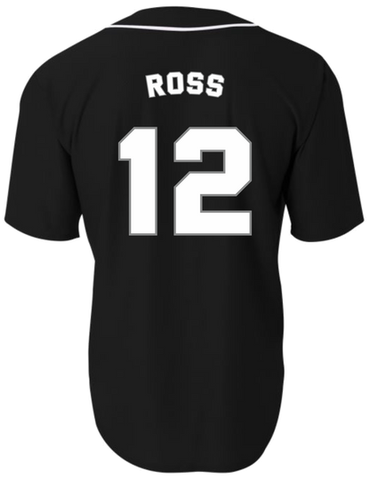 Black Sox Button Down Replica Jersey