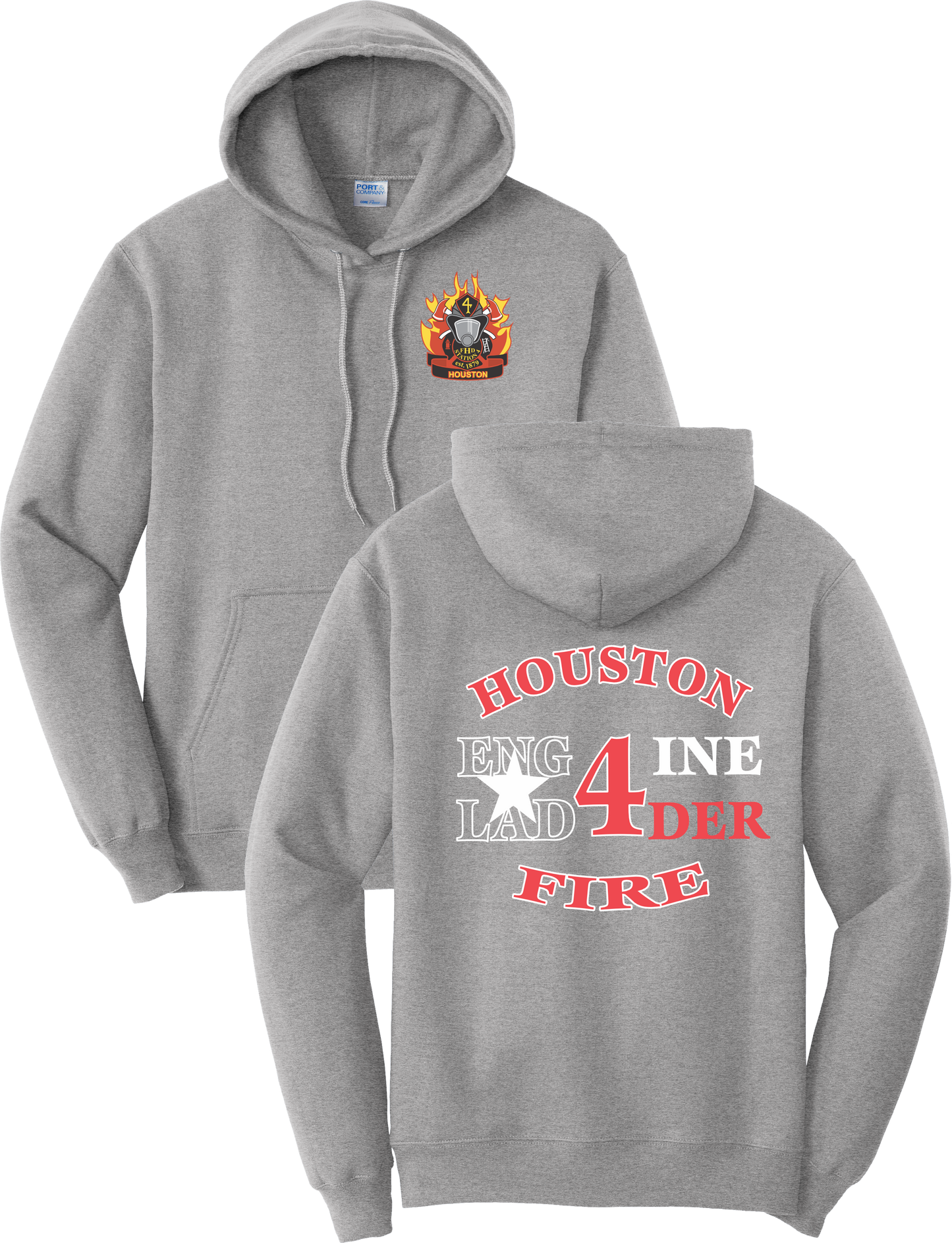 Station 4 Cotton/Fleece Hoodie ADULT AND YOUTH