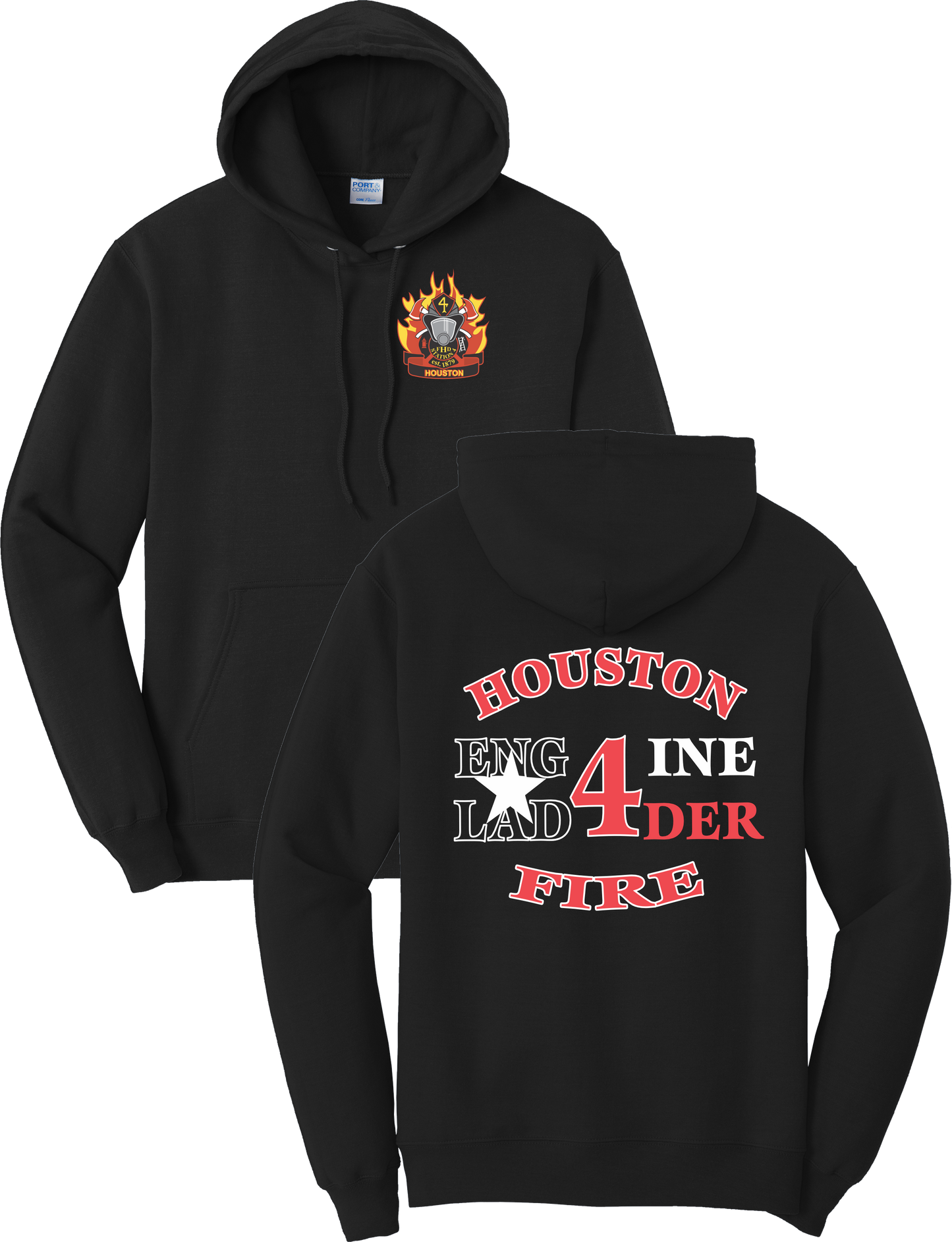 Station 4 Cotton/Fleece Hoodie ADULT AND YOUTH