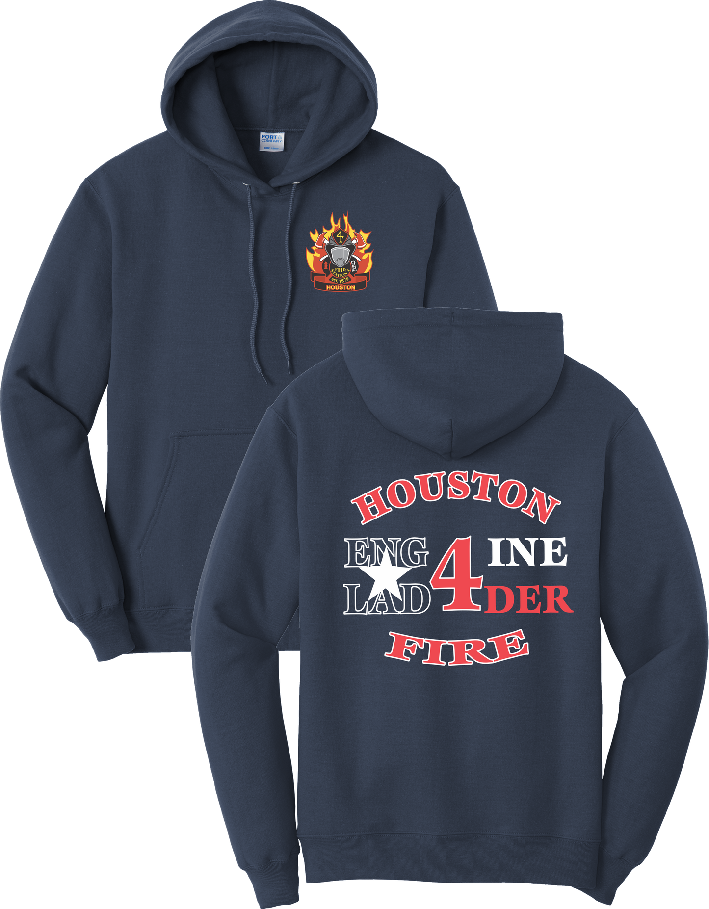 Station 4 Cotton/Fleece Hoodie ADULT AND YOUTH