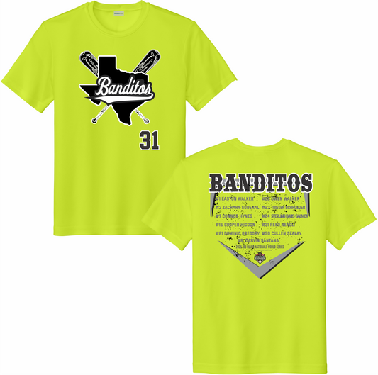 2025 Banditos Roster Shirt DriFIt Short Sleeve