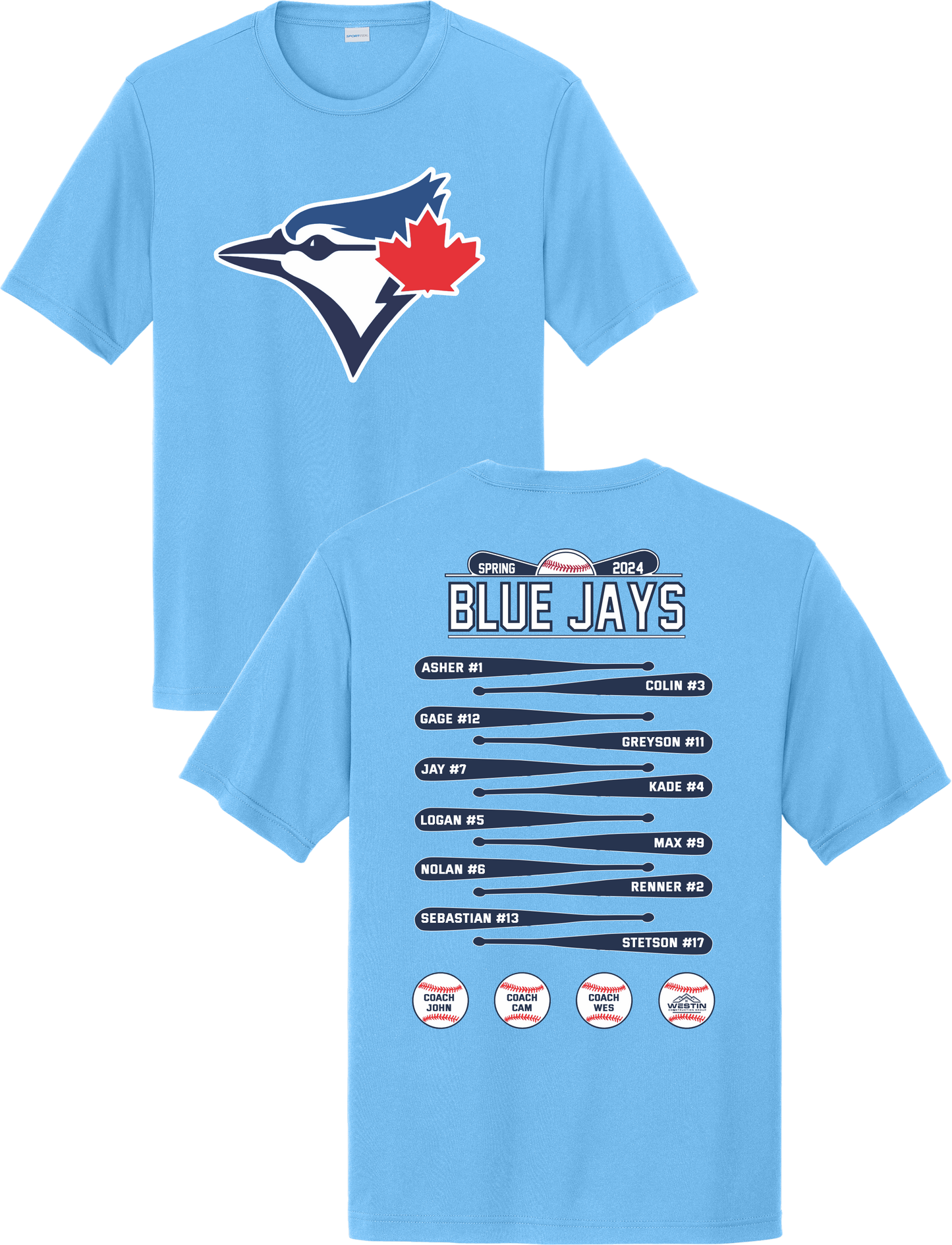 THE BLUE JAYS - ROSTER SHIRT