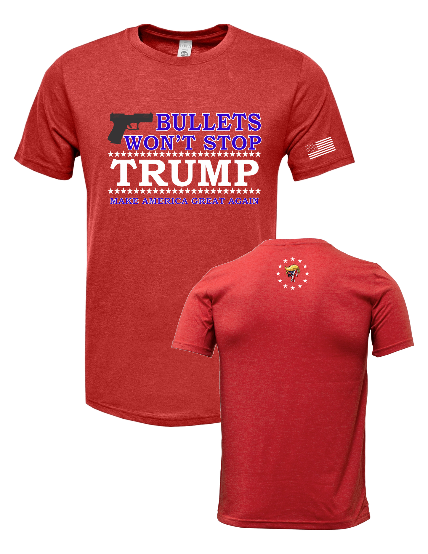 Bullets Won't Stop Trump Shirt