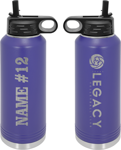 Tx Legacy - 14 Texas- 40oz Water Bottle