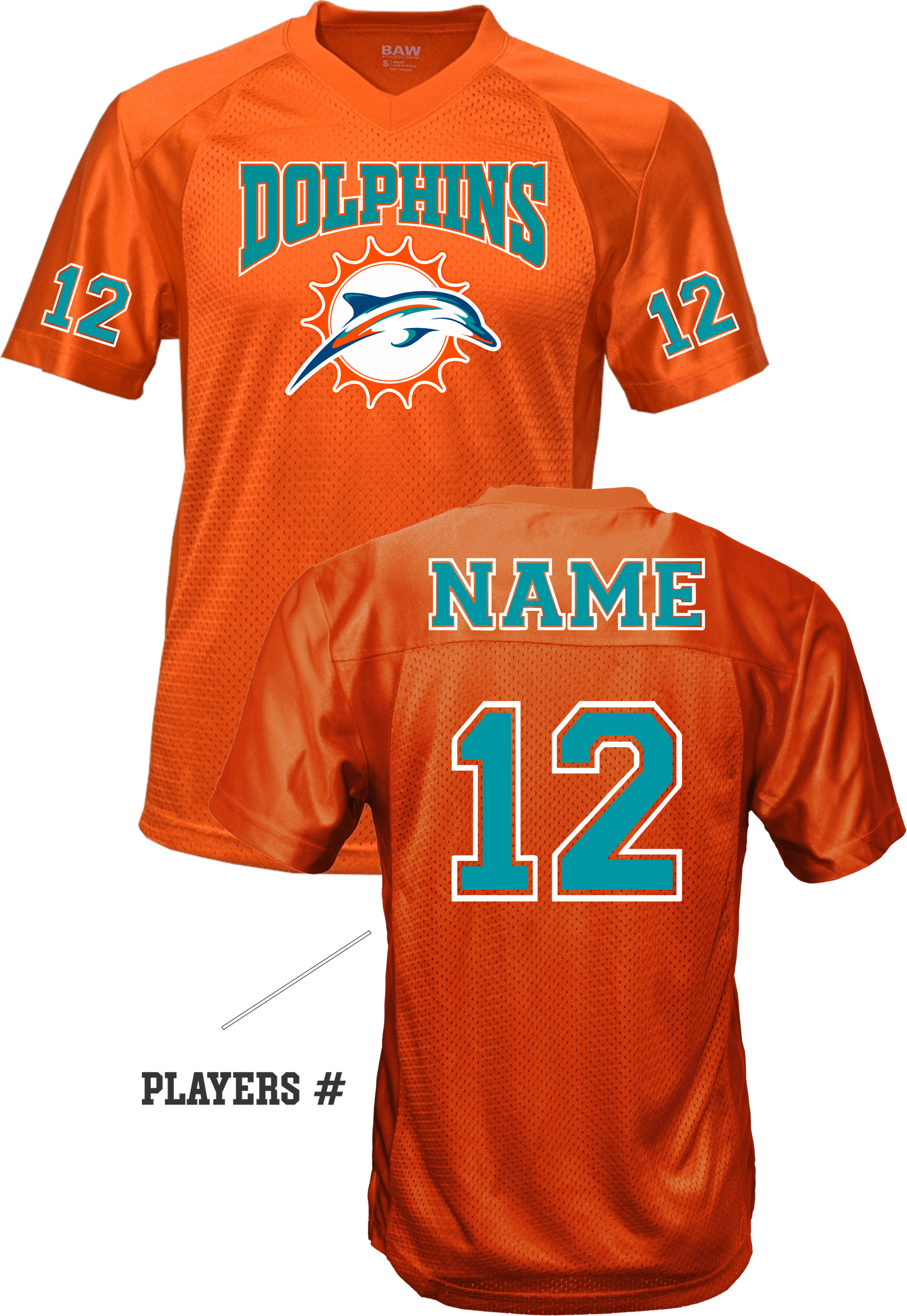 Superbowl Dolphin Fan Jerseys