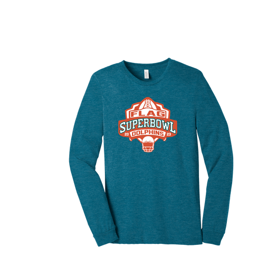 Dolphins Superbowl - BELLA + CANVAS - YOUTH Jersey Long Sleeve Tee