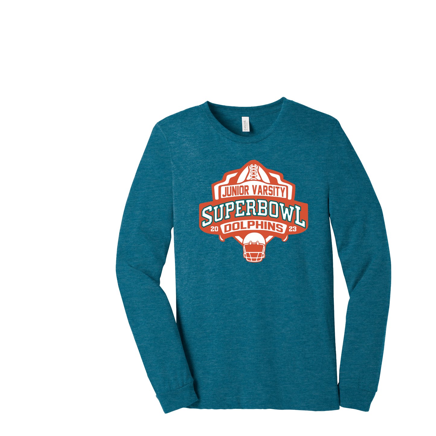 Dolphins Superbowl - BELLA + CANVAS - YOUTH Jersey Long Sleeve Tee