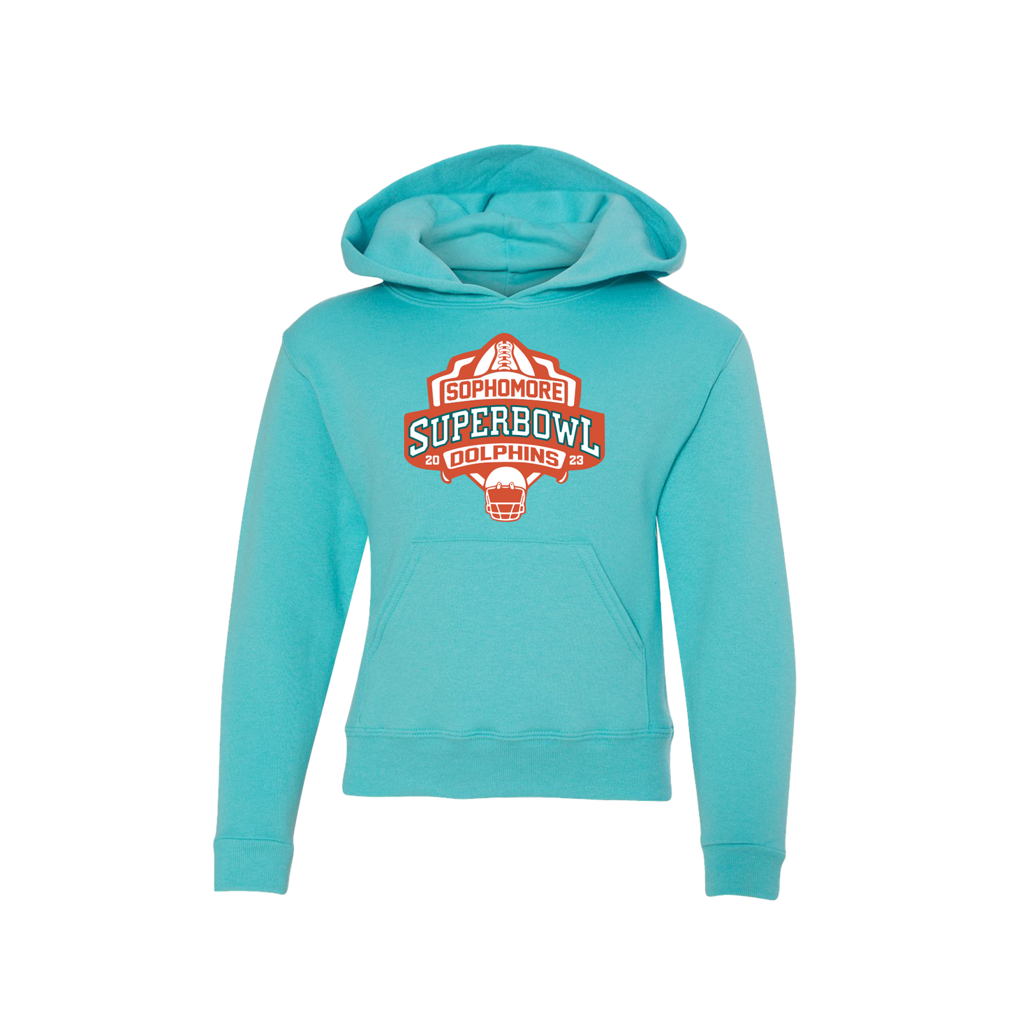 Dolphins Superbowl - JERZEES - NuBlend® Youth Hooded Sweatshirt