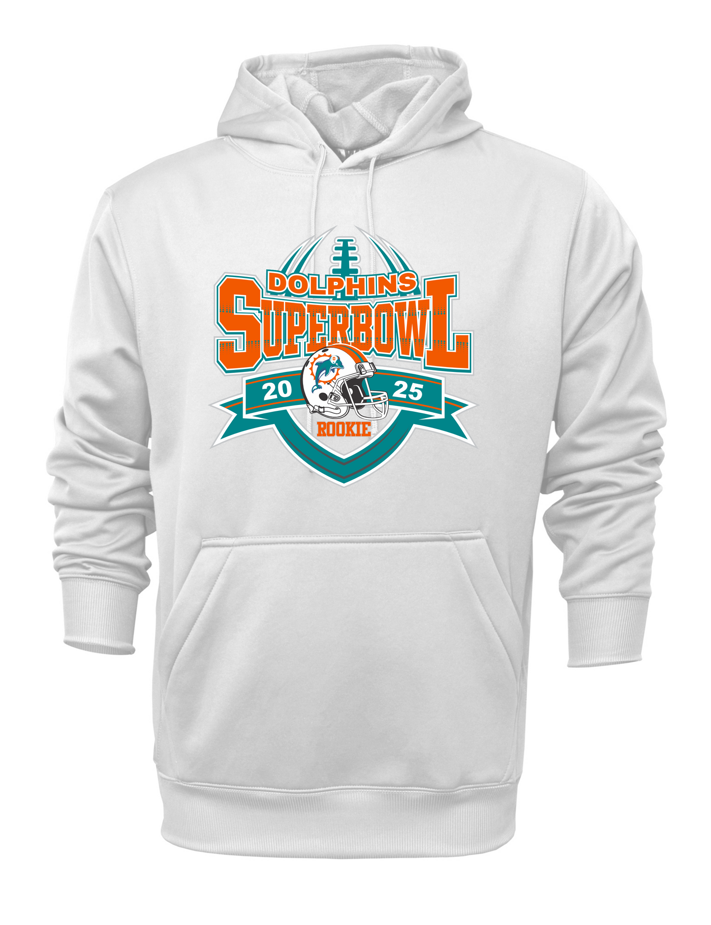 ROOKIE DOLPHIN SUPERBOWL HOODIE 2025