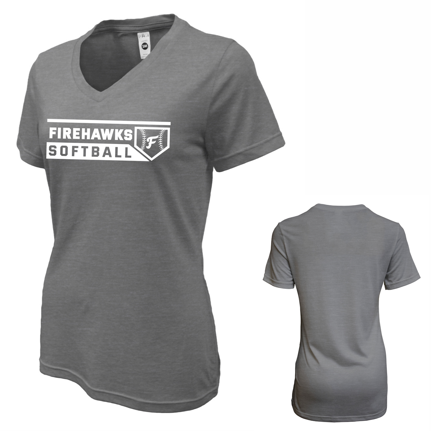 Ladies Firehawks Softball Tee