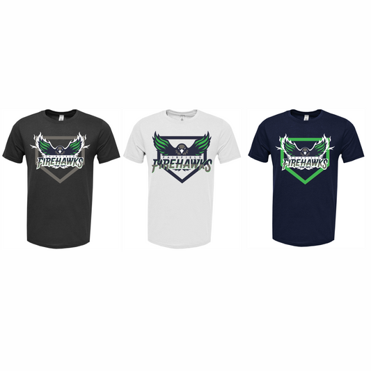 Unisex Soft Ring Spun Cotton Poly Blended Tee- Home Plate