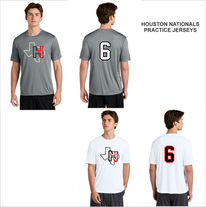 Houston Nationals Practice Jerseys