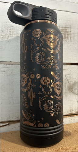Highland Cow Bottle Wrap