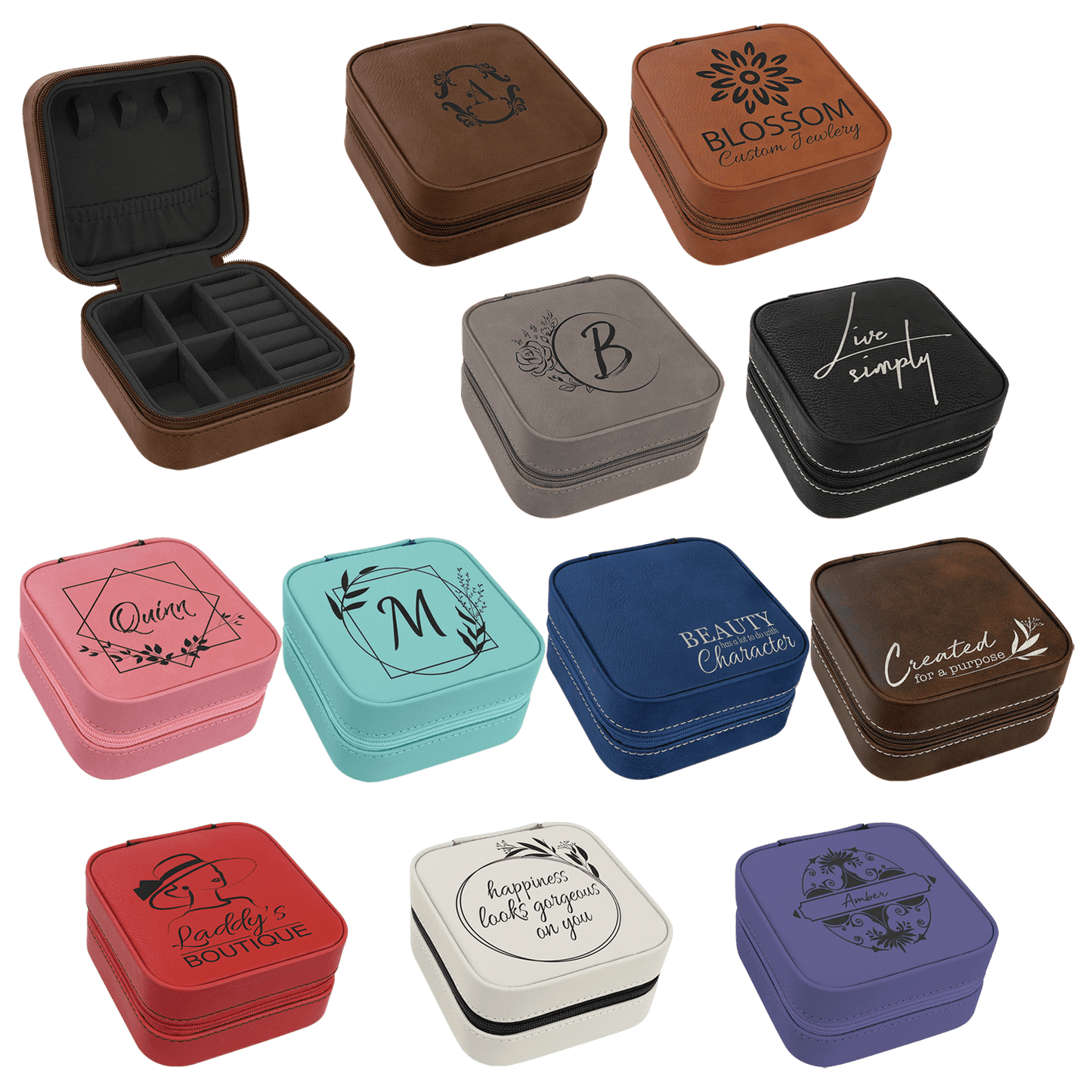 Personalized Travel Jewelry Box