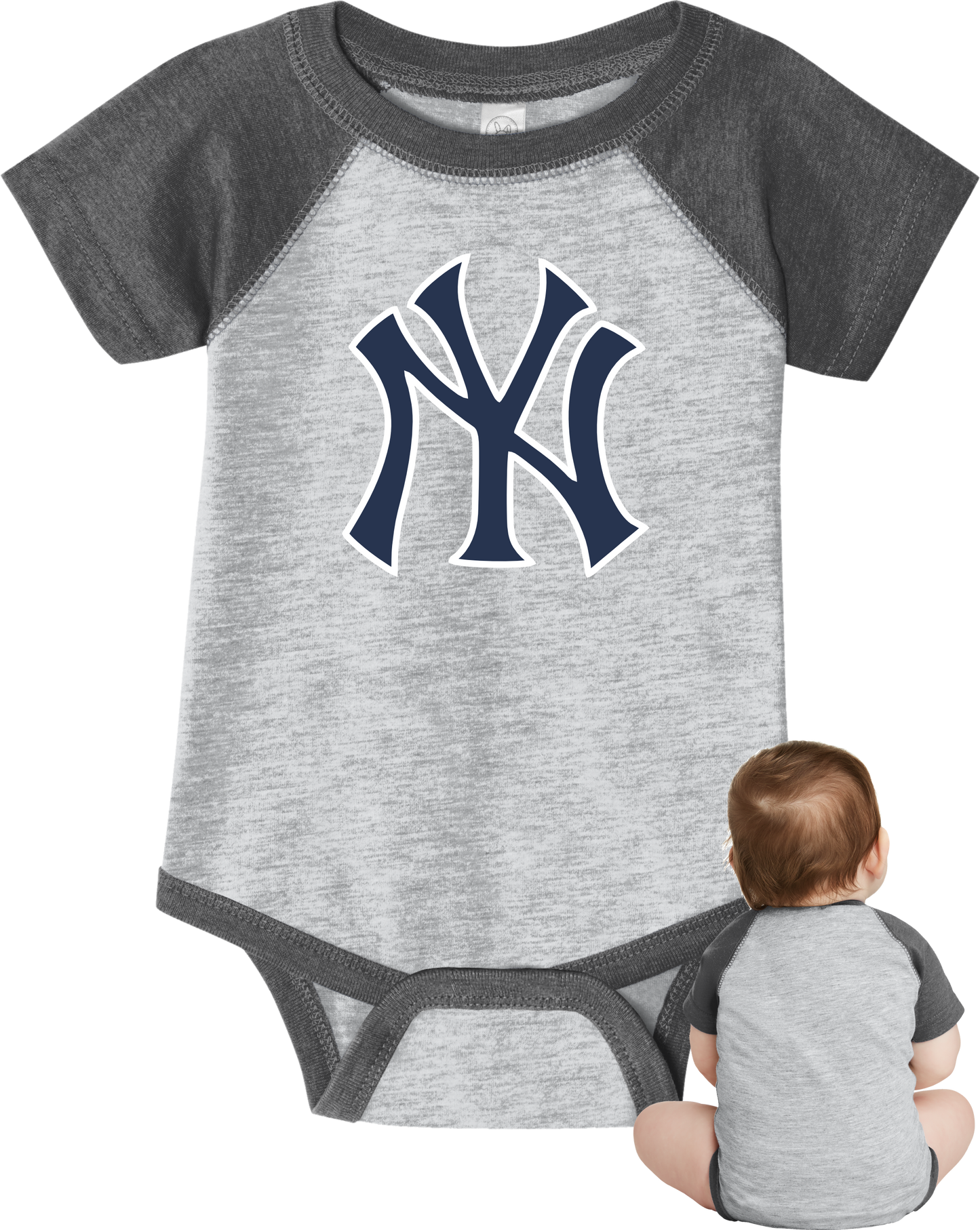 Raglan Onesie - Yankees - Baseball