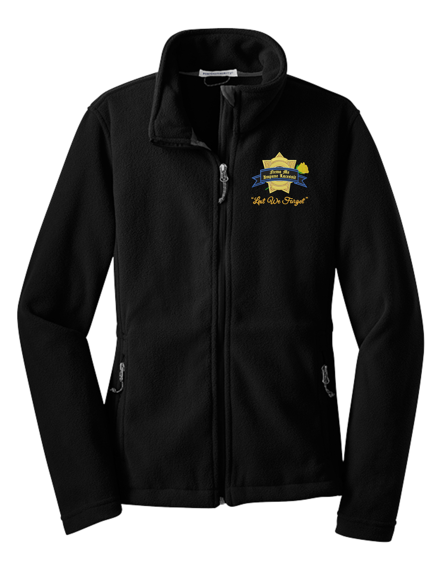 Mourning Badge - Ladies Fleece Zip-up