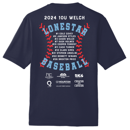 LoneStar Baseball Roster Short Sleeve Dri-Fit