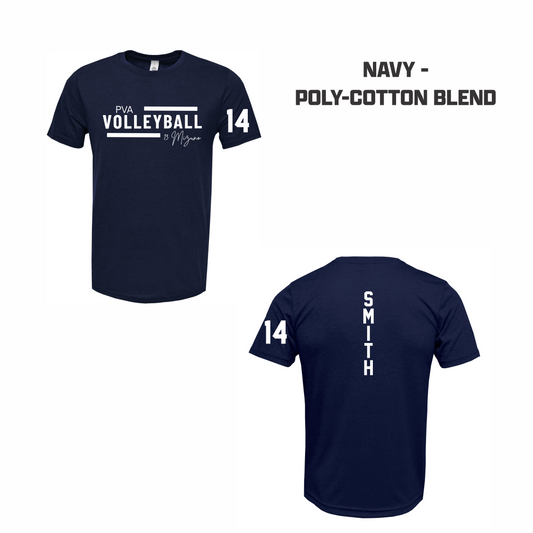 PVA Player Short Sleeve Poly Cotton Blend